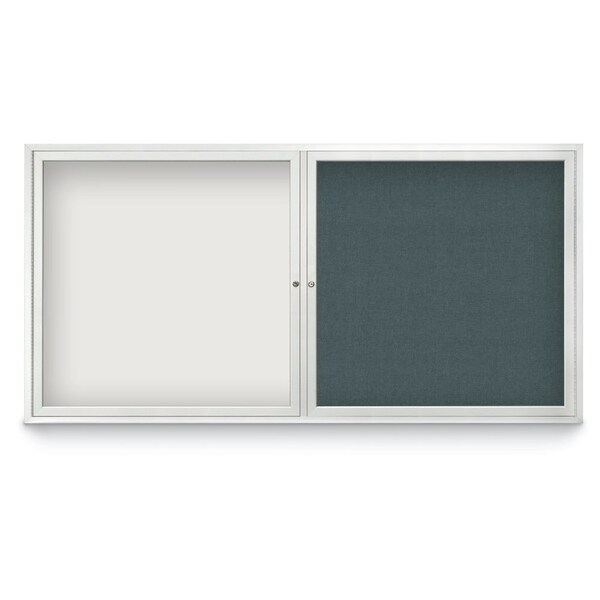 Corkboard, 36"x36", Cobalt Accent/Satin